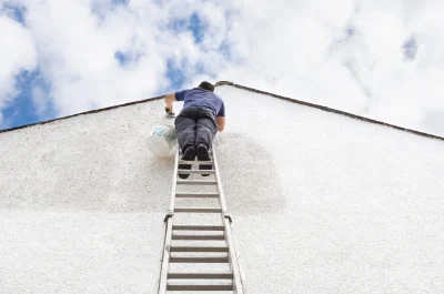 Peinture extérieure à Aubertin — façades et ravalement